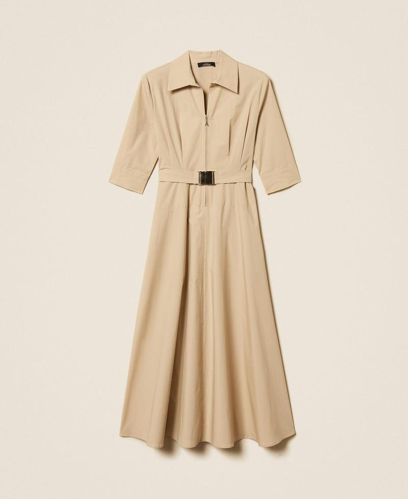 abito lungo con cintura 261AP2284 13191 TWINSET ACTITUDE 