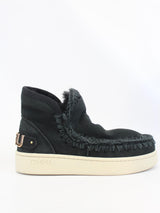 MOU eskimo in pelle double face Nero