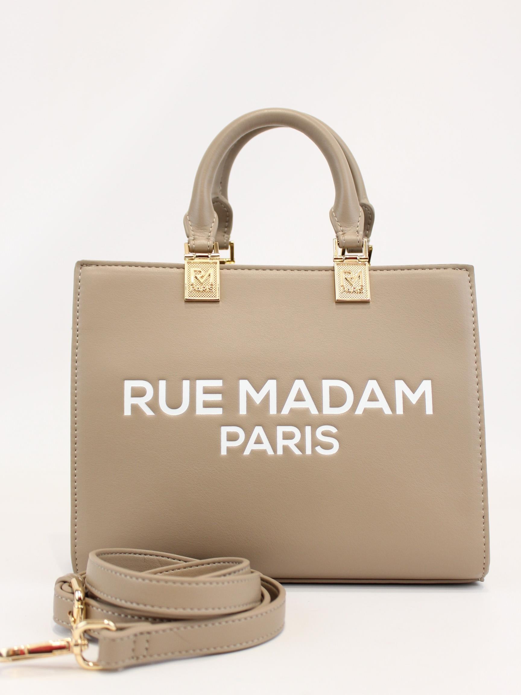 borsa iconique mini tote 1486 TAUPE RUE MADAM PARIS 