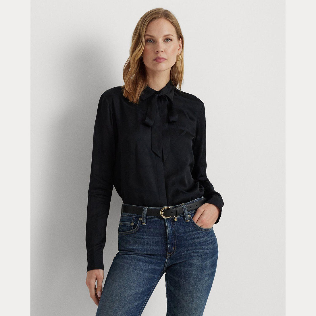 Camicia con collo fiocco 200-918647 001 LAUREN RALPH LAUREN 