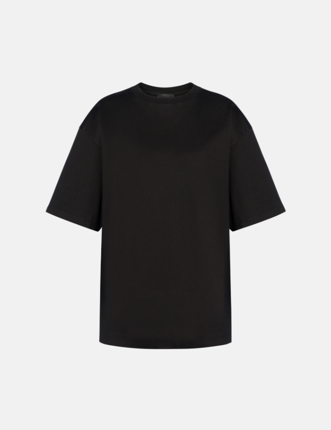 t-shirt girocollo regular DS074JF0350DXXX 999 DONDUP 