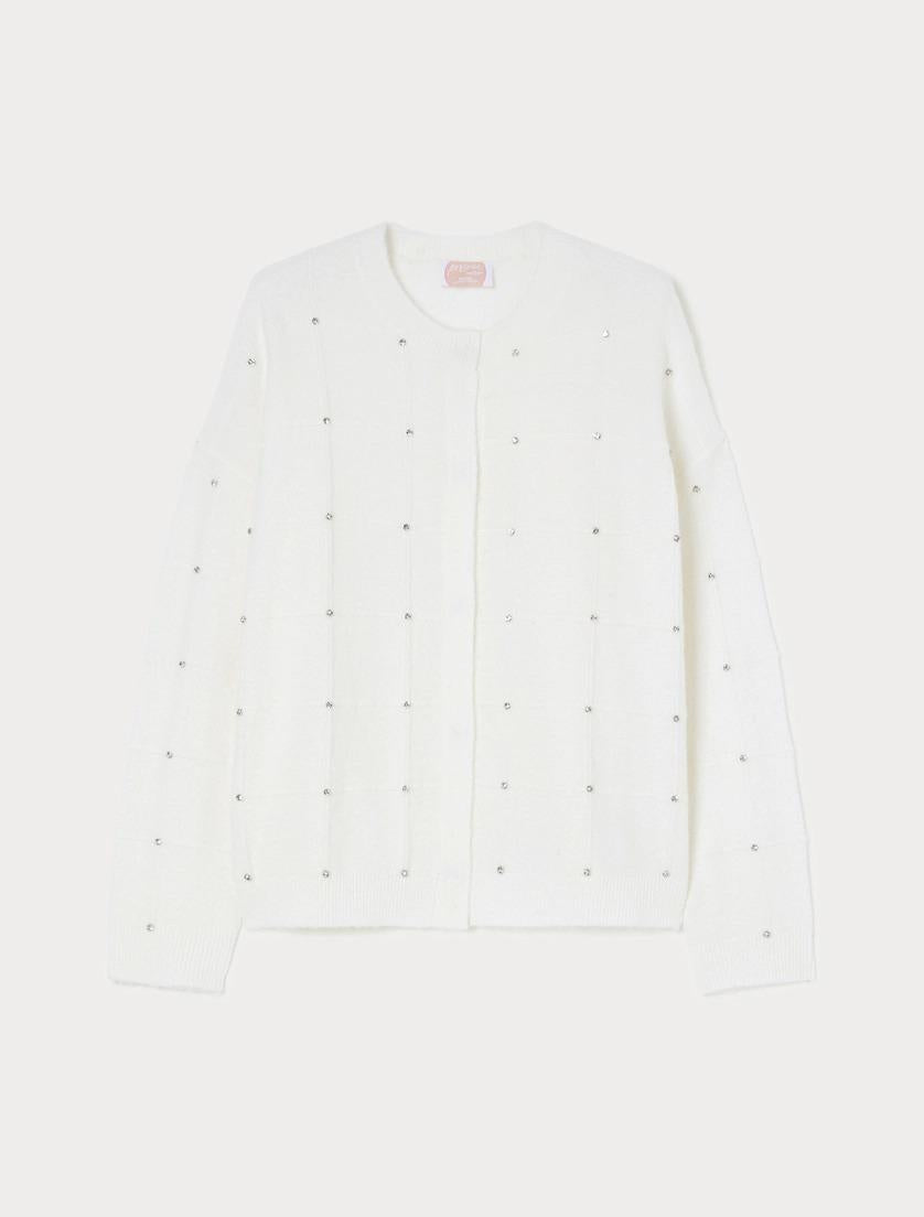 cardigan con pailettes ROBBY 002 NOW MARINA RINALDI 