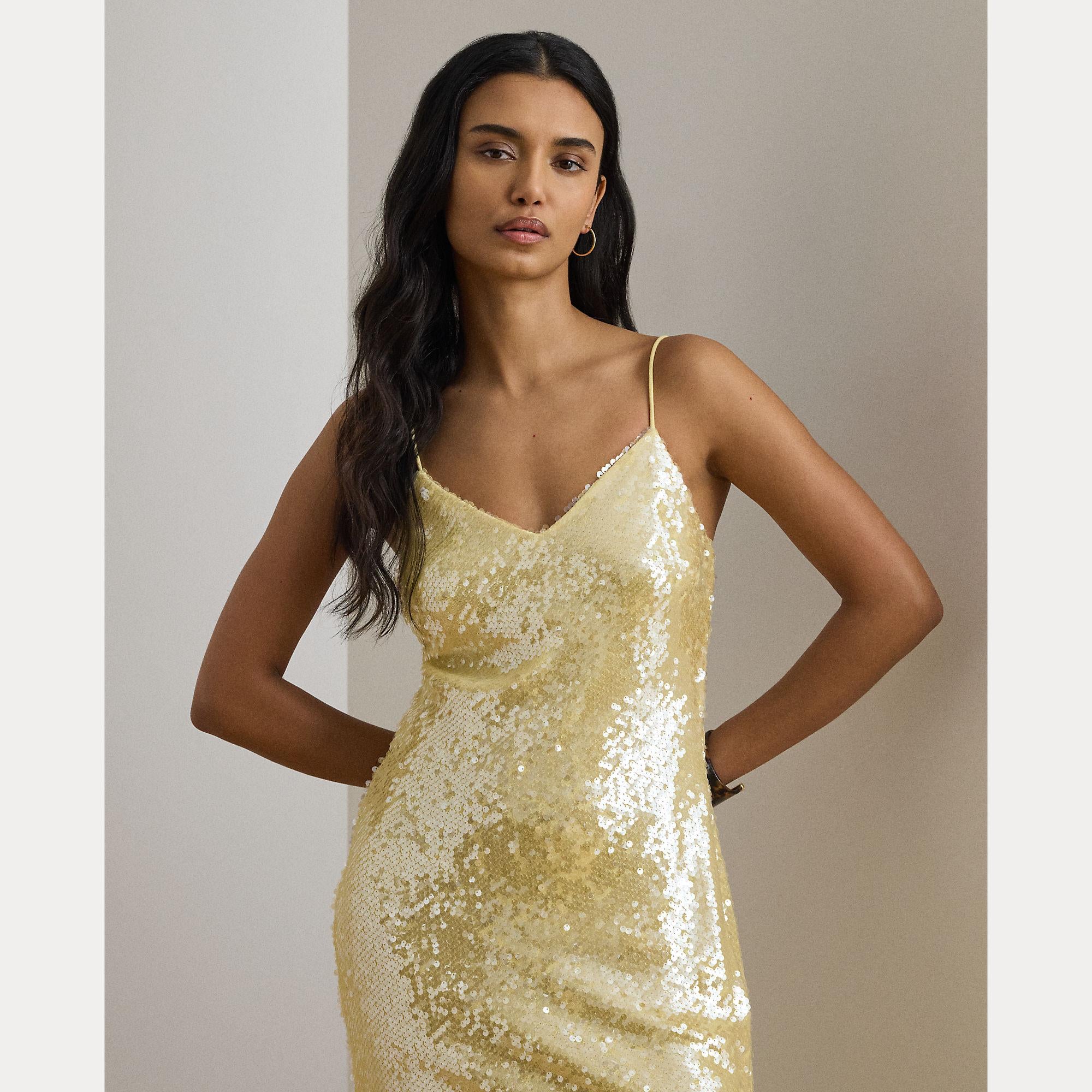 abito full pailettes 253-P08931 001 LAUREN RALPH LAUREN 