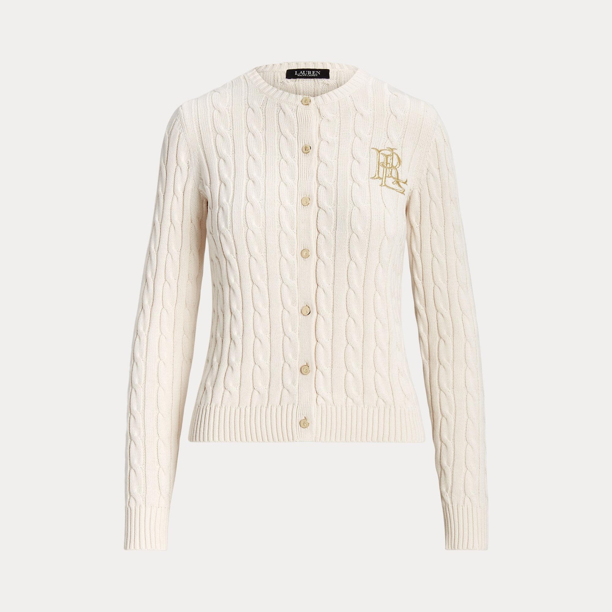 cardigan in cotone a trecce 200-932225 001 LAUREN RALPH LAUREN 
