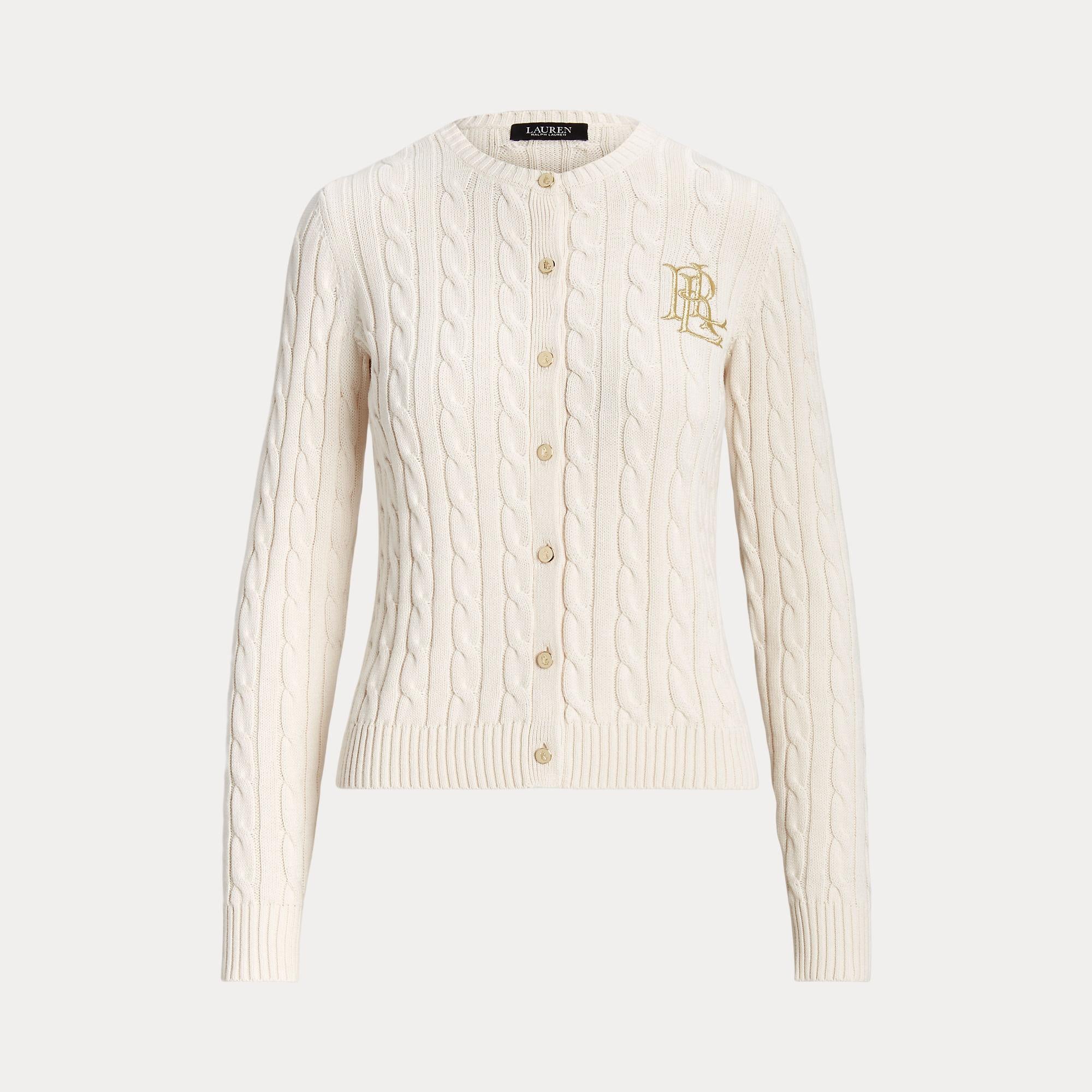 cardigan in cotone a trecce 200-932225 001 LAUREN RALPH LAUREN 