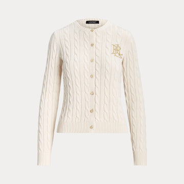 cardigan in cotone a trecce 200-932225 001 LAUREN RALPH LAUREN 