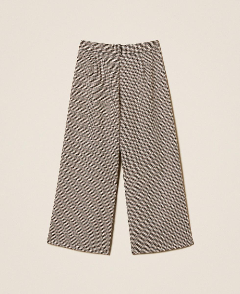pantalone in pied de poule 252GJ2104 12717 TWINSET GIRL 