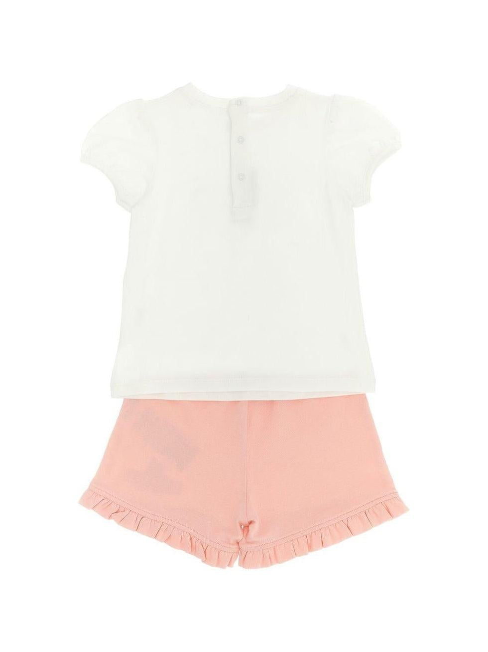 Set con shorts moschino MBG01OLBA00 85010 MOSCHINO KIDS 