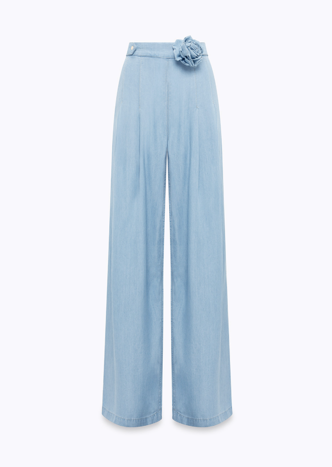 jeans wide leg in denim RA6080D5049 77564 Blugirl 