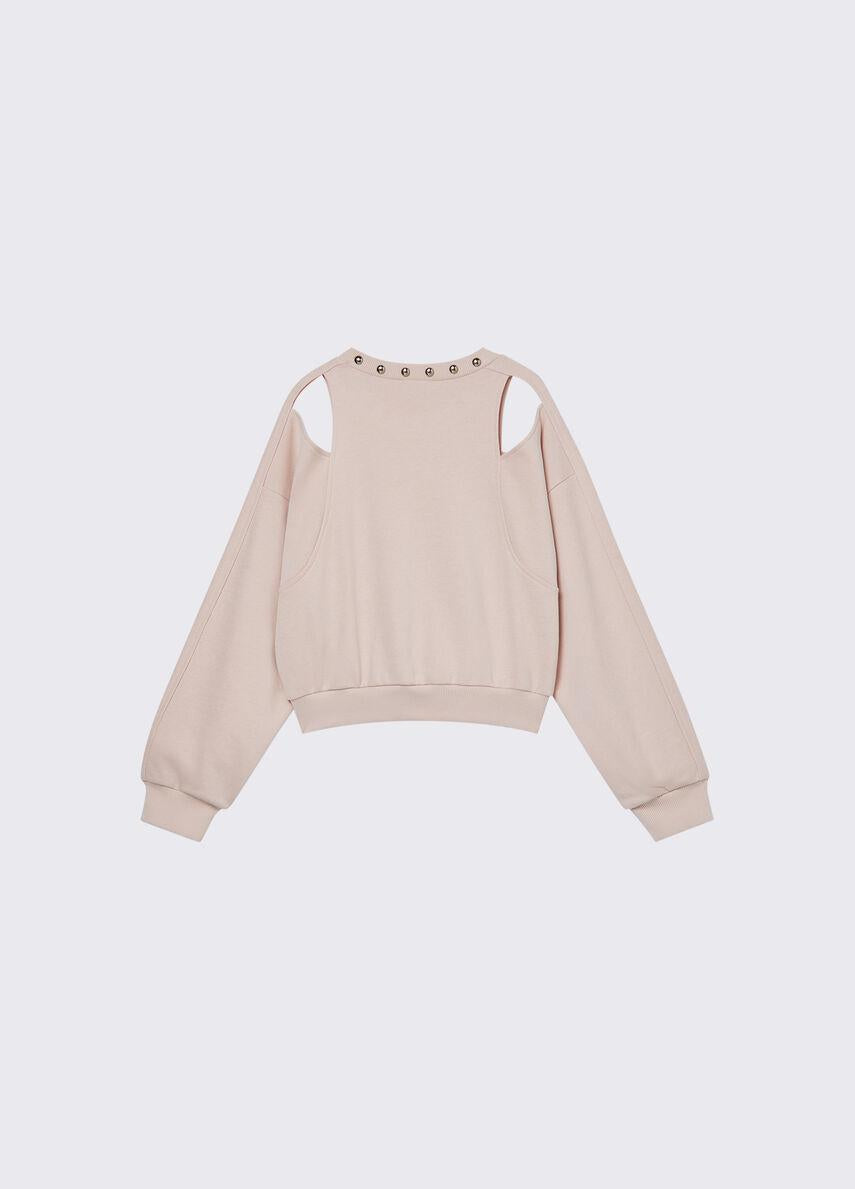 felpa cut-out GA6106FS858 41309 LIU JO JUNIOR 