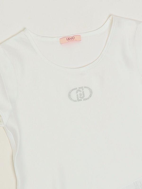 t-shirt in raso liu jo junior GA6025T400A 10601 LIU JO JUNIOR 