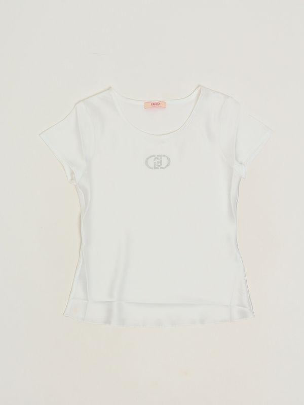 t-shirt in raso liu jo junior GA6025T400A 10601 LIU JO JUNIOR 
