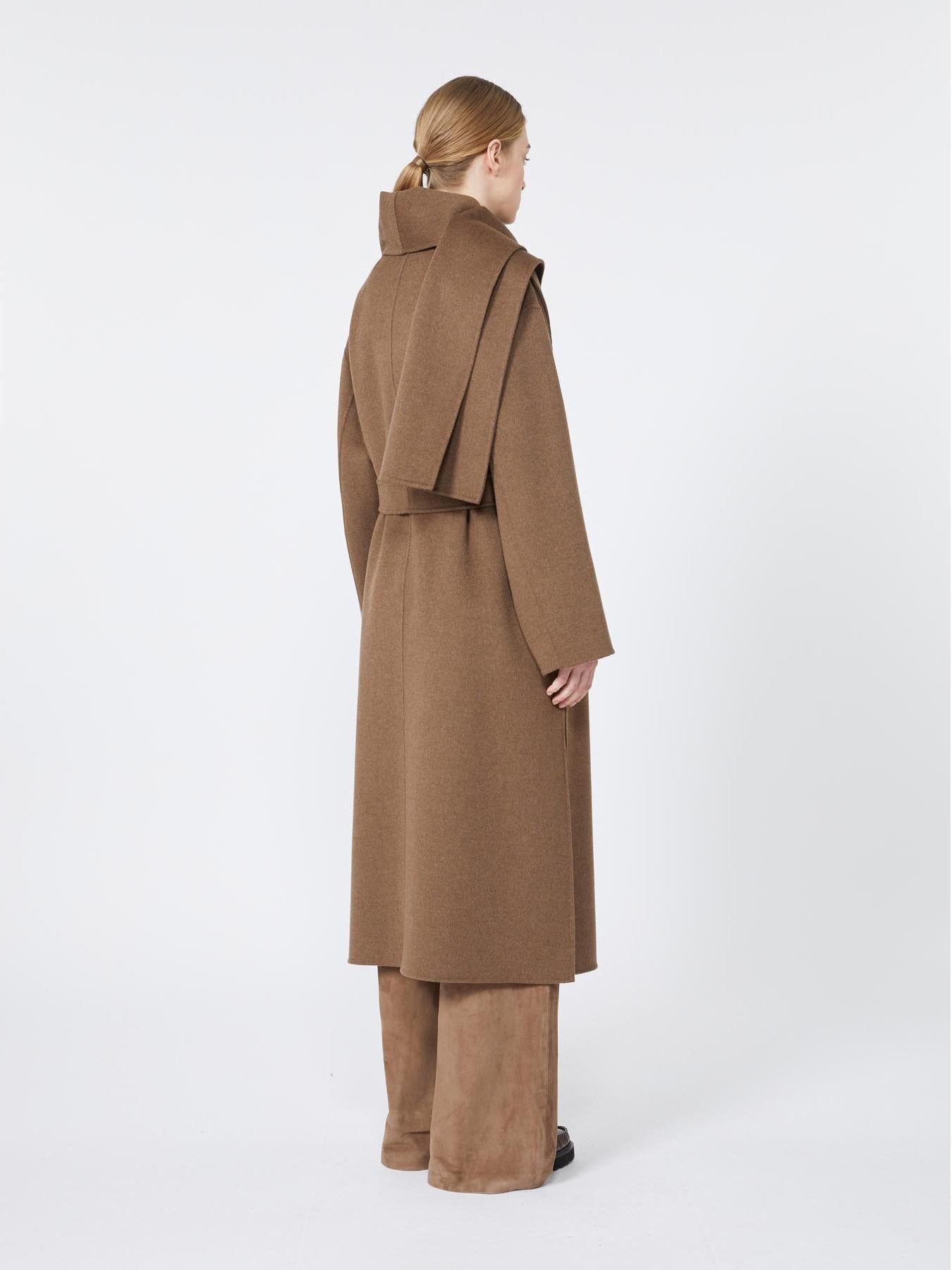 Cappotto a vestaglia in lana CUORE 078 S MAXMARA 