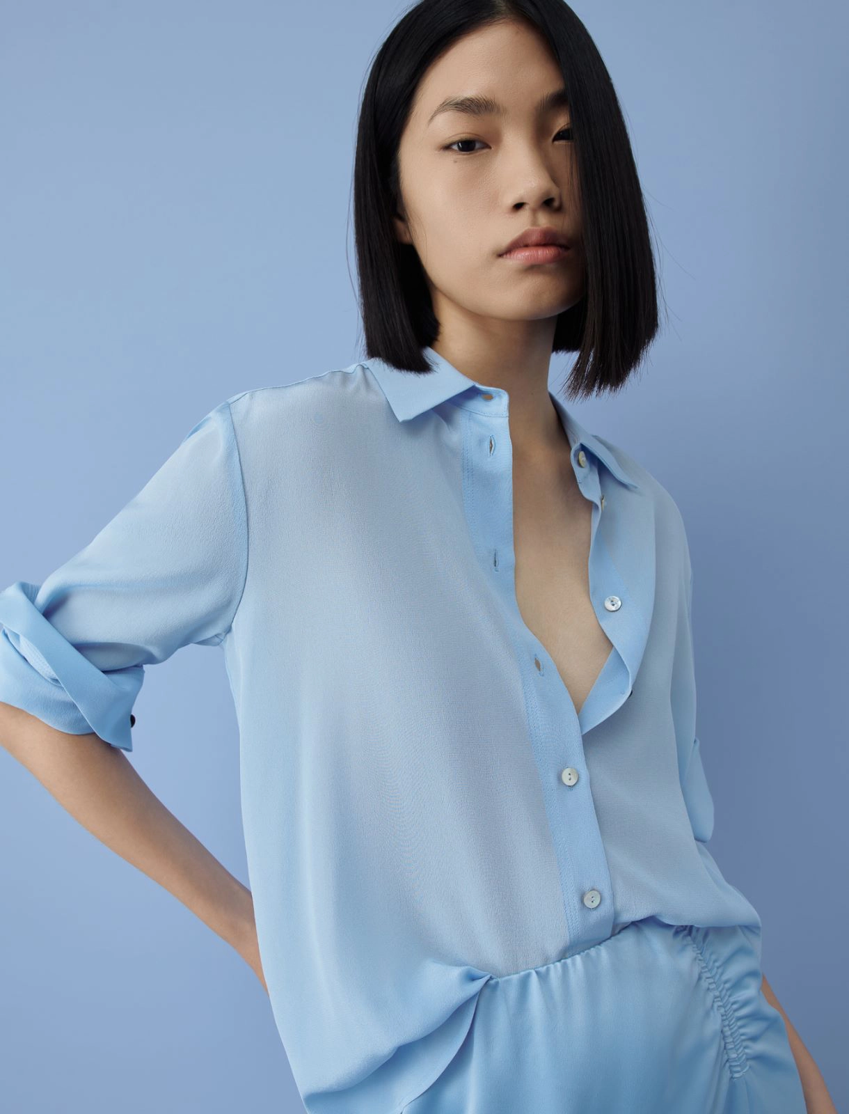 camicia in seta marella PARATA 002 MARella 