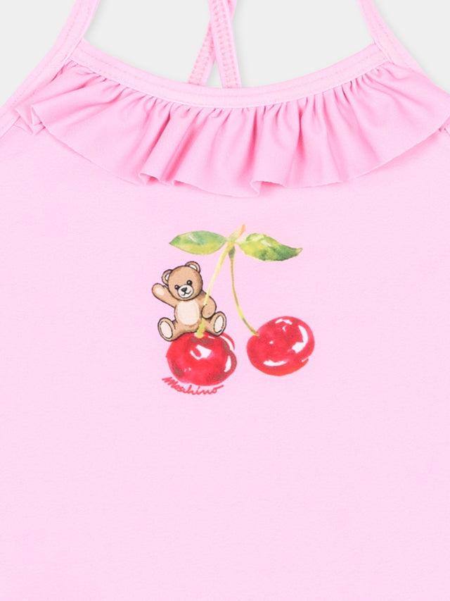 costume intero con logo MBL00G LKA11 51473 MOSCHINO KIDS 