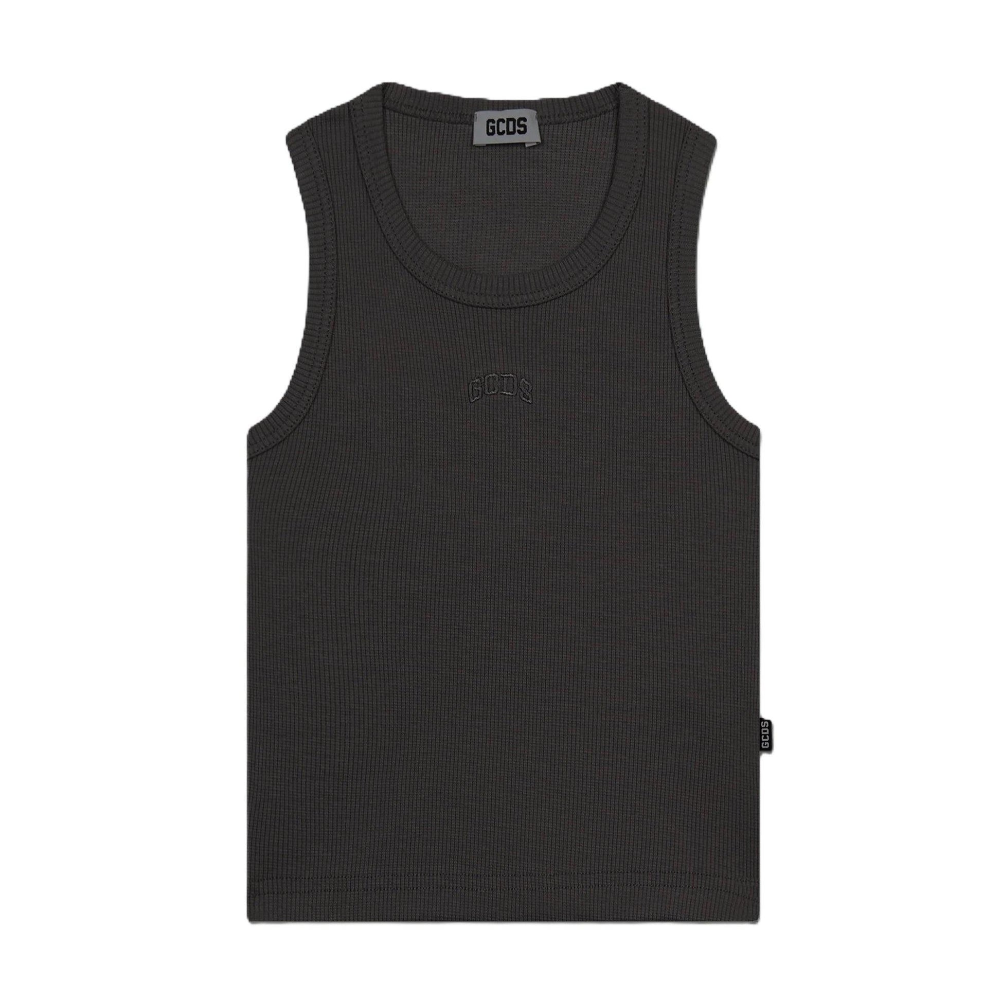 canotta a costine C1GJQG571T103 999 BLACK GCDS 