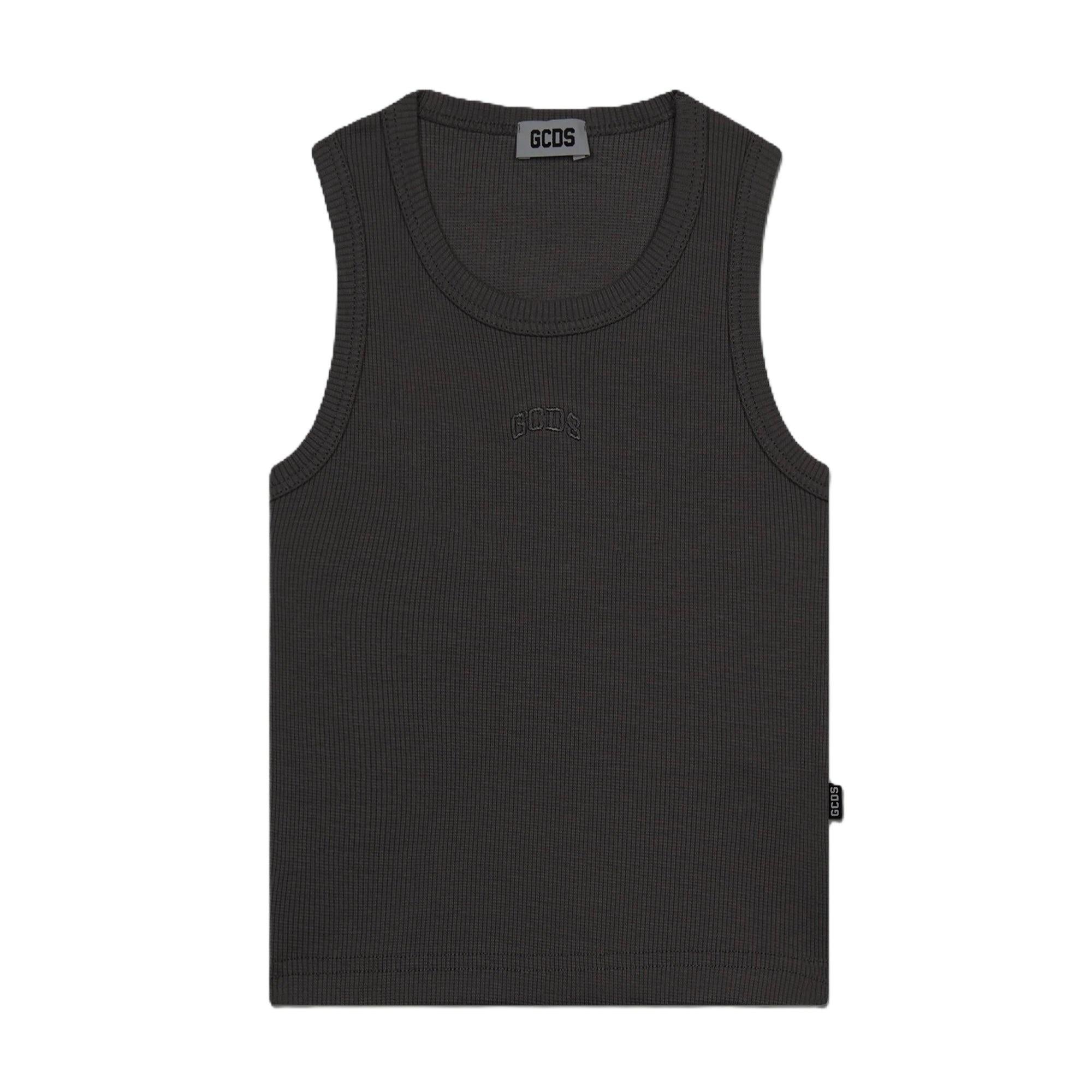 canotta a costine C1GJQG571T103 999 BLACK GCDS 