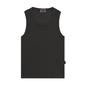 canotta a costine C1GJQG571T103 999 BLACK GCDS 