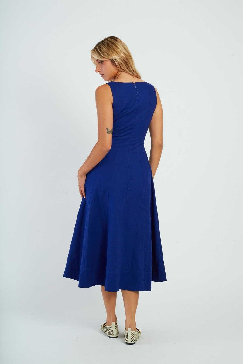 abito con applicazione P615069 GWENOLA MARINE DERHY 