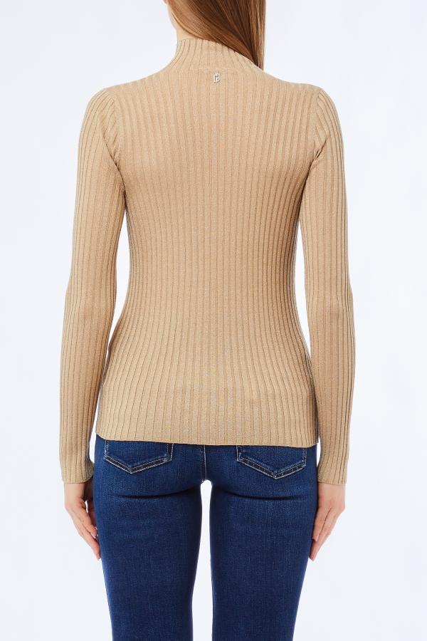 maglioncino collo alto MF5389MS46J 04869 LIU JO WHITE 