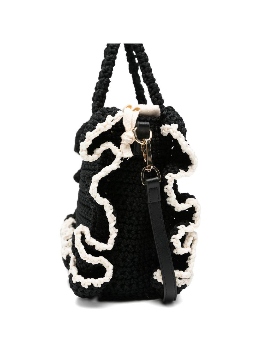 borsa crochet con balze 261TD8291 06571 TWINSET 