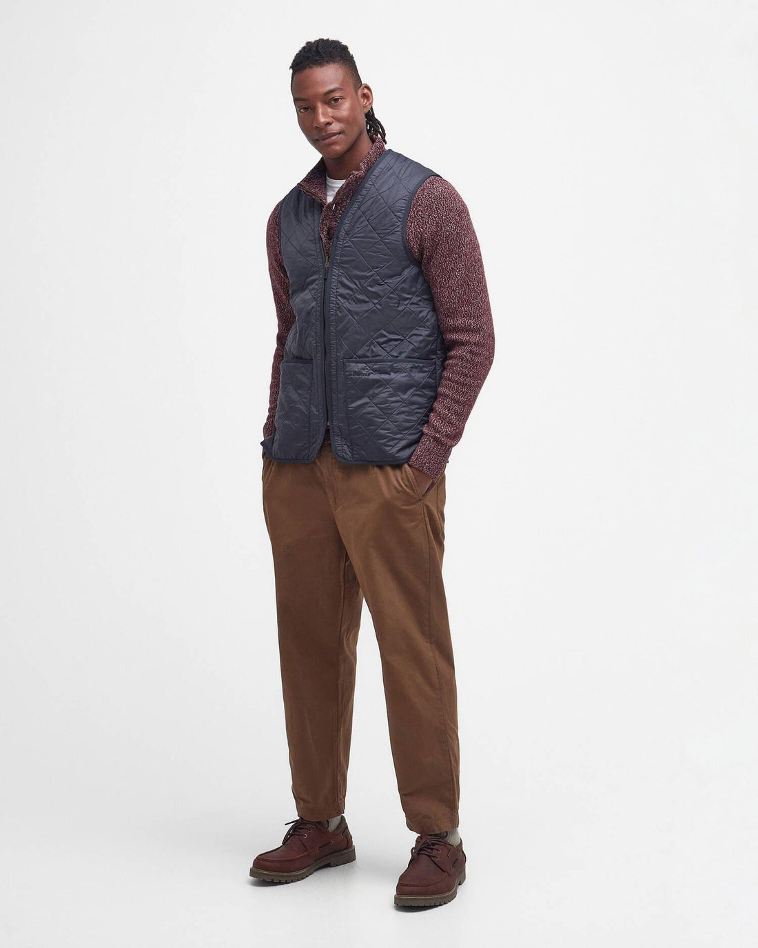 gilet trapuntato con zip polarquilt MLI0002 MLI NY91 BARBOUR 