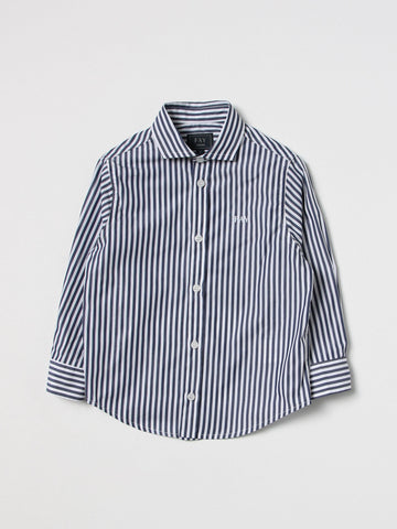 camicia a righe sottili FS5P00 P0269 100BL FAY 