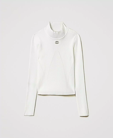 lupetto a costine 242GJ3190 00526 TWINSET GIRL 