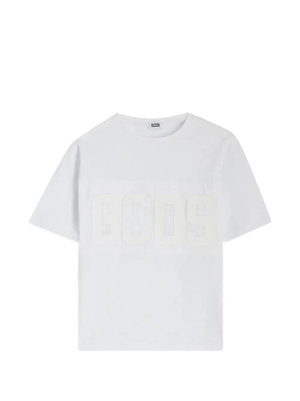 t-shirt optic white Z0UJQC597J105 100 OPTIC WHITE GCDS 
