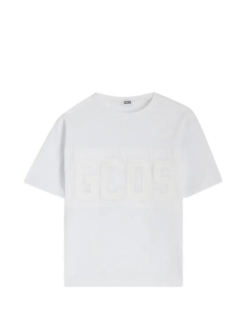 t-shirt optic white Z0UJQC597J105 100 OPTIC WHITE GCDS 