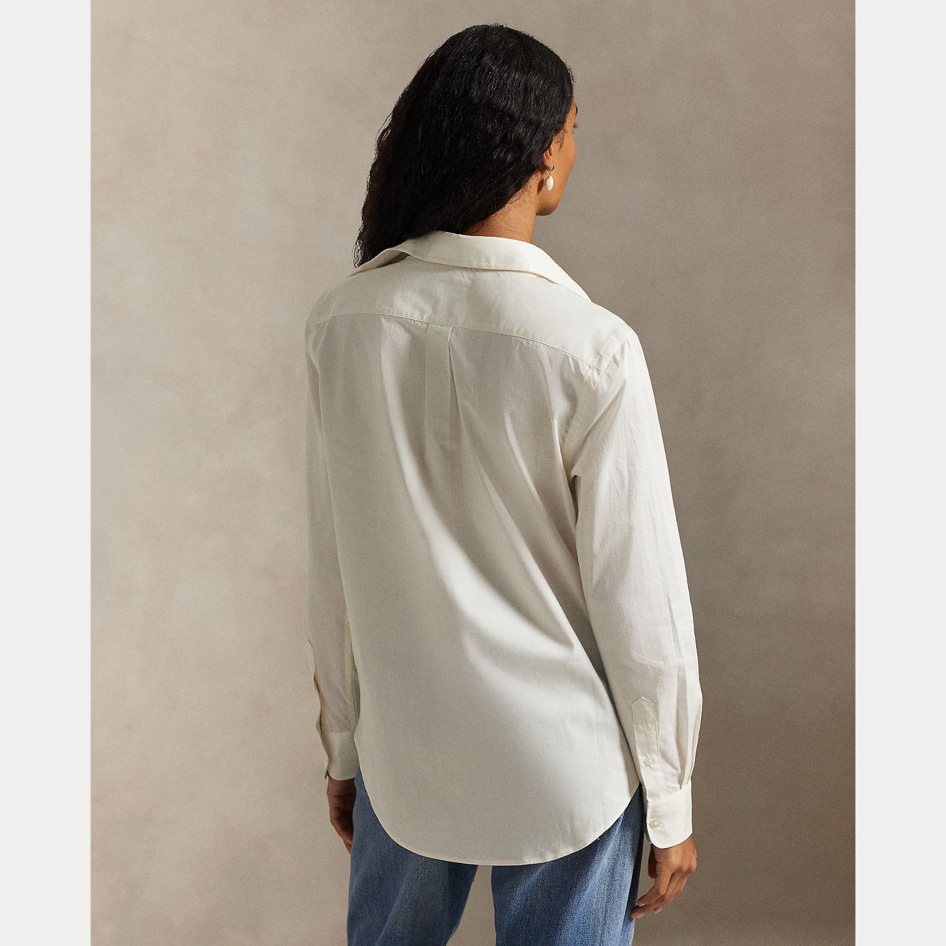 camicia in twill di cotone 211-A92177 007 RALPH LAUREN POLO 