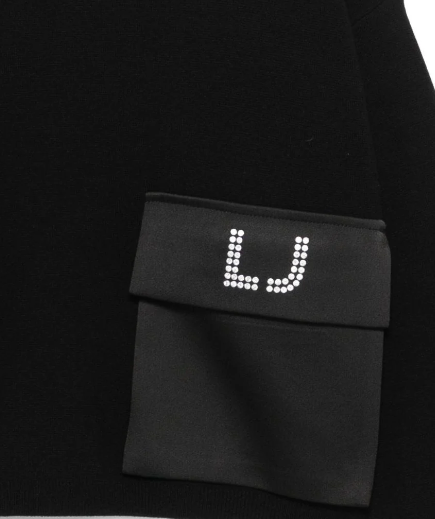 maglione con tasche sul davanti GF5026MA12P 22222 LIU JO JUNIOR 