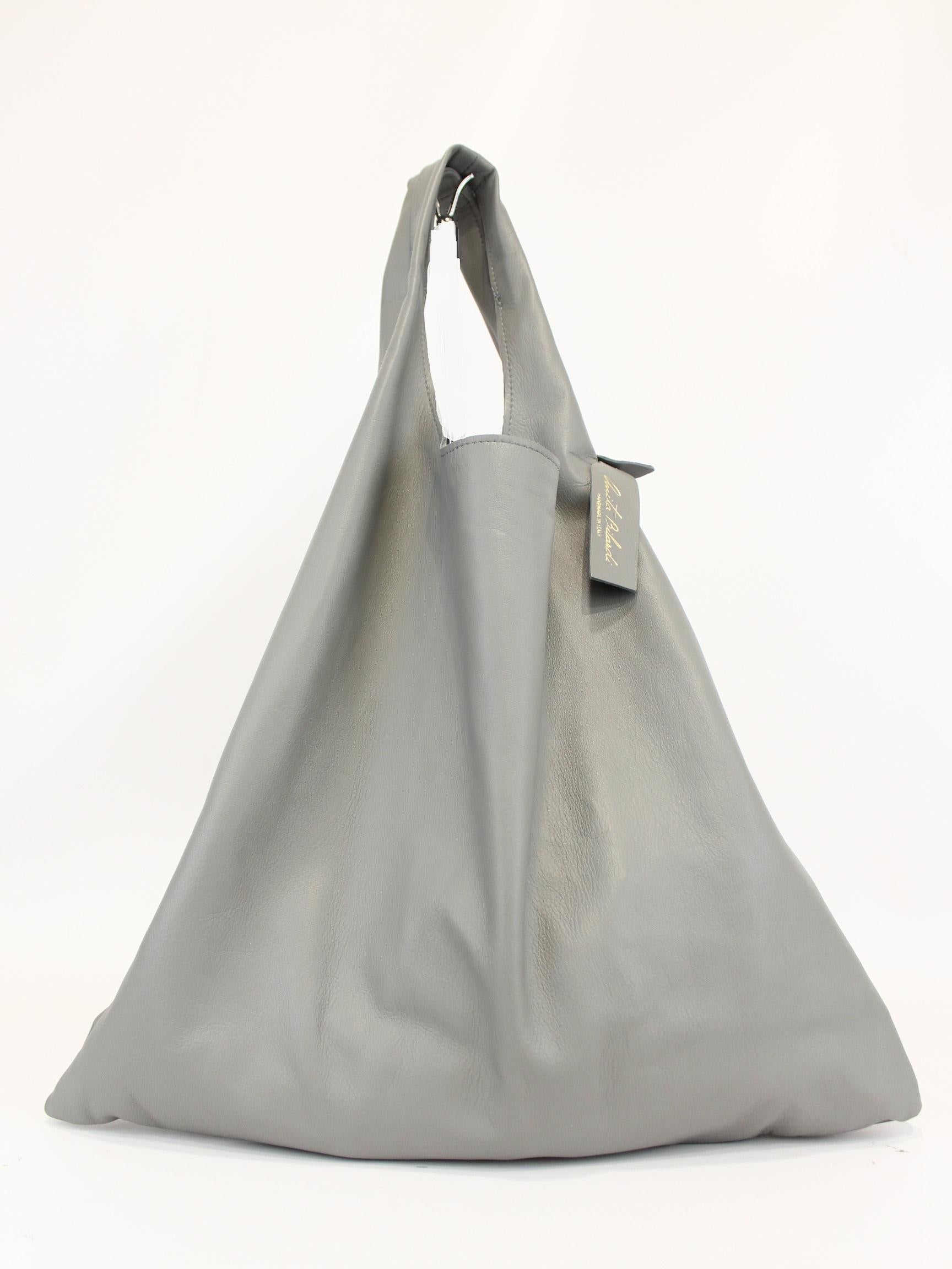 borsa picasso nappa PICASSO NAPPA LIGHT GREY ANITA BILARDI 