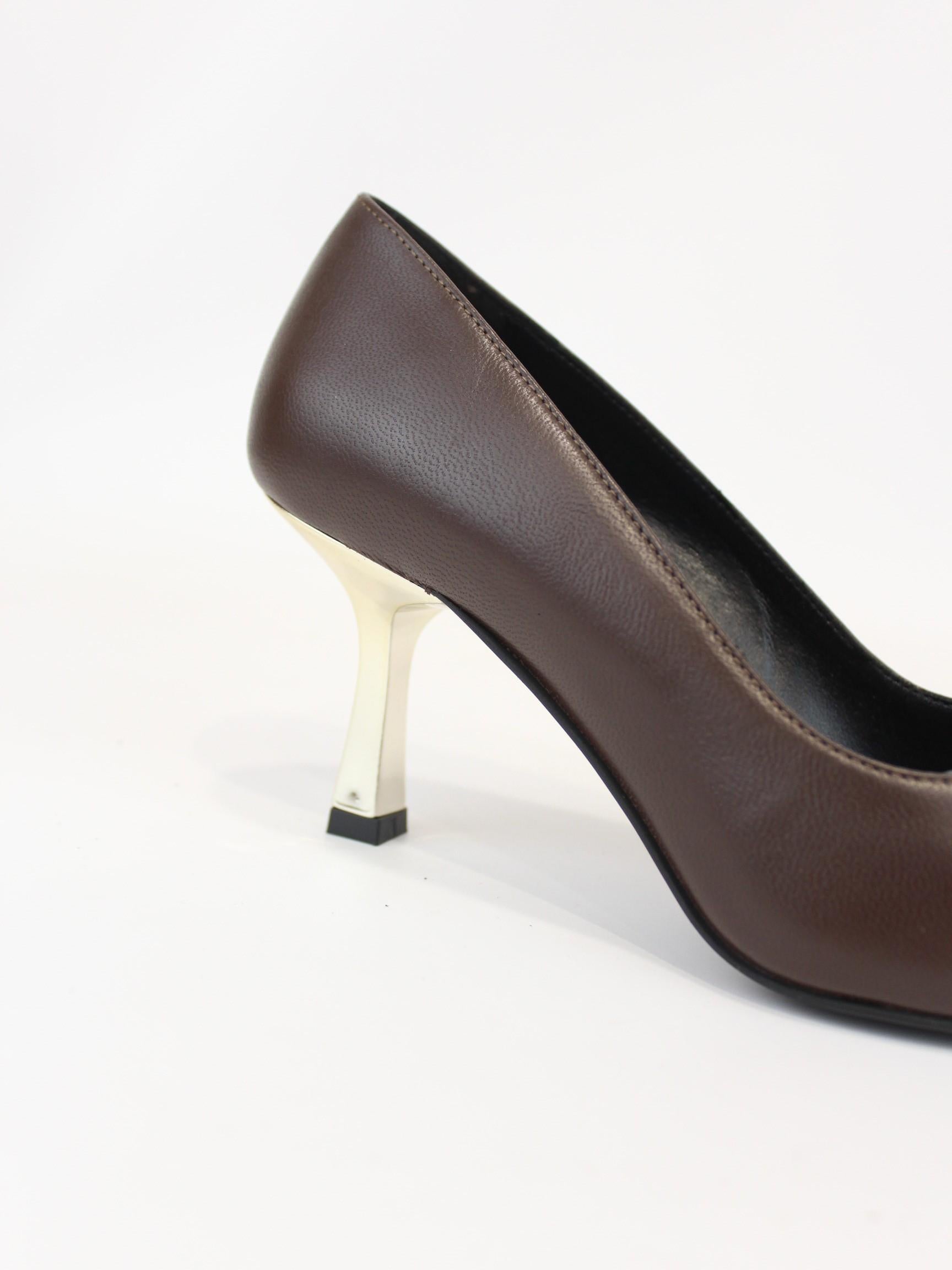 dècollettè in pelle AT7104NAP MORO OVYE' 