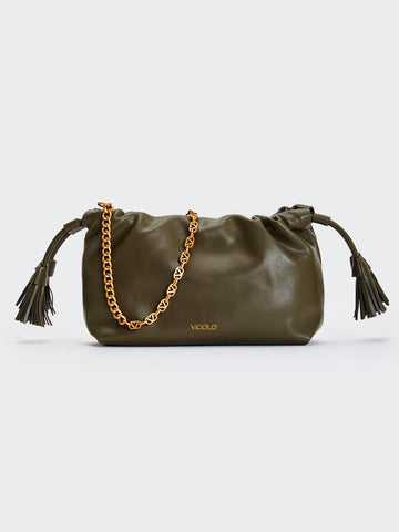 borsa tassel small XAB0035 ABU 19 MILITARE VICOLO 