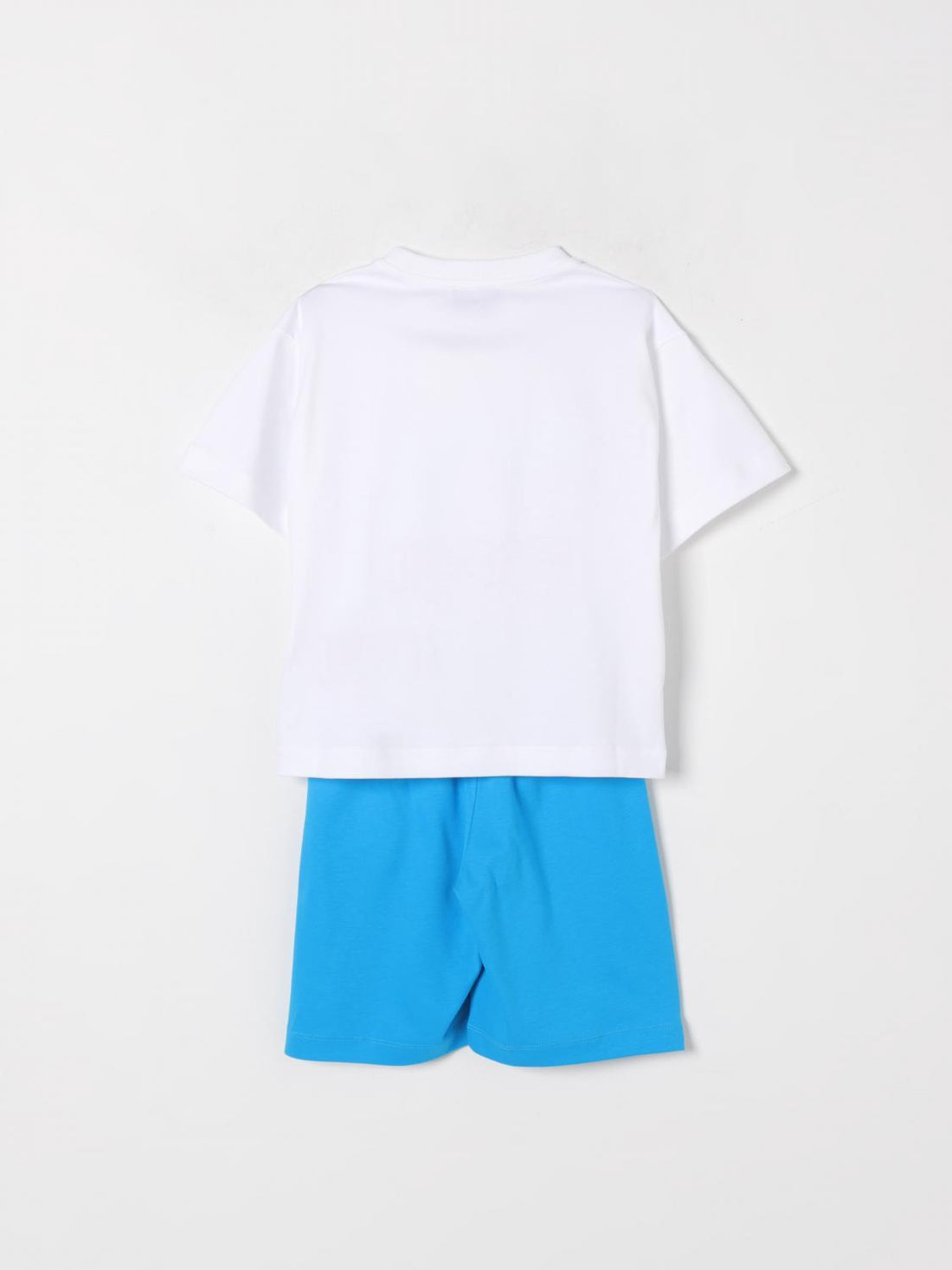 completo coordinato t-shirt e shorts HUG00QLAA42 83542 MOSCHINO KIDS 