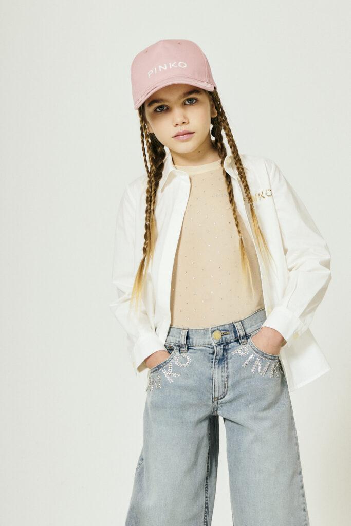 jeans con pailettes KFPA031 DS057 D812 PINKO 