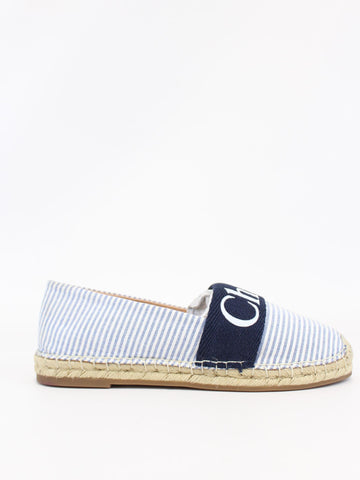 Espadrillas con logo e righe C20511 V21 CHLOE 