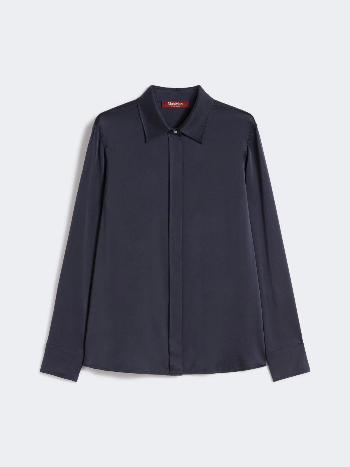 camicia in raso di pura seta XERO 009 MAXMARA STUDIO 