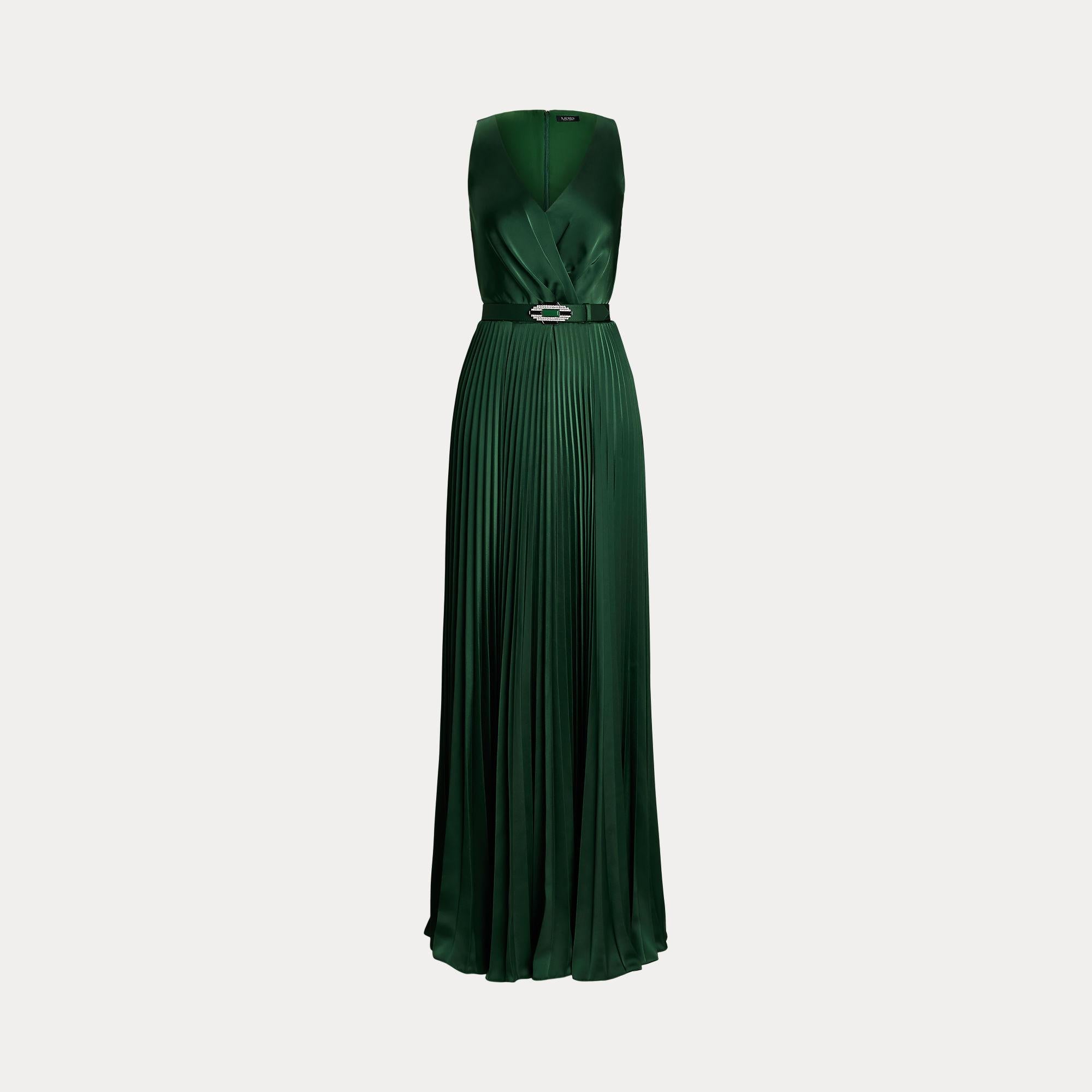 abito charmeuse con cinta 253-951592 001 LAUREN RALPH LAUREN 