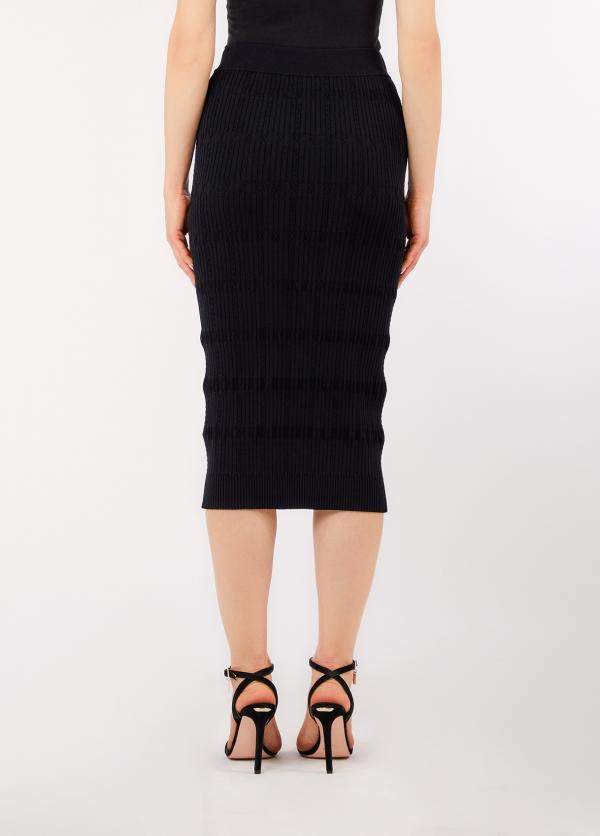 gonna in maglia CA6218MS55N 22222 LIU JO BLACK 