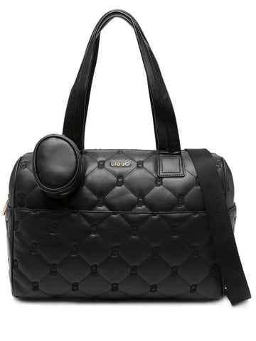 Borsa trapuntata con logo HF5083E0426 22222 LIU JO JUNIOR 