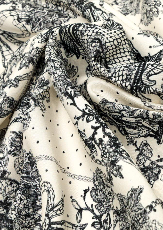 sciarpa con stampa pizzo NA6023T490A P9401 Blugirl 