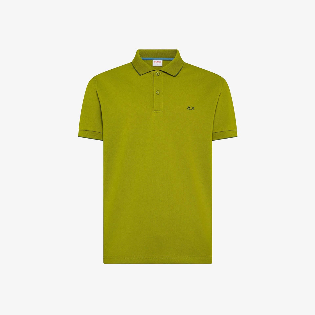 polo small stripe A36111 OLIVA SUN68 