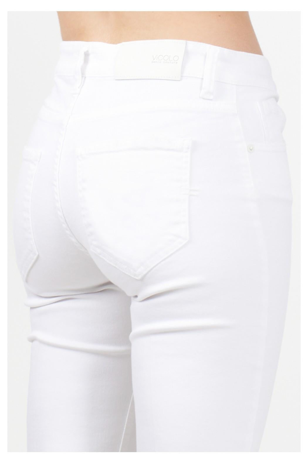 jeans con risvolto DB5104 BURRO VICOLO 