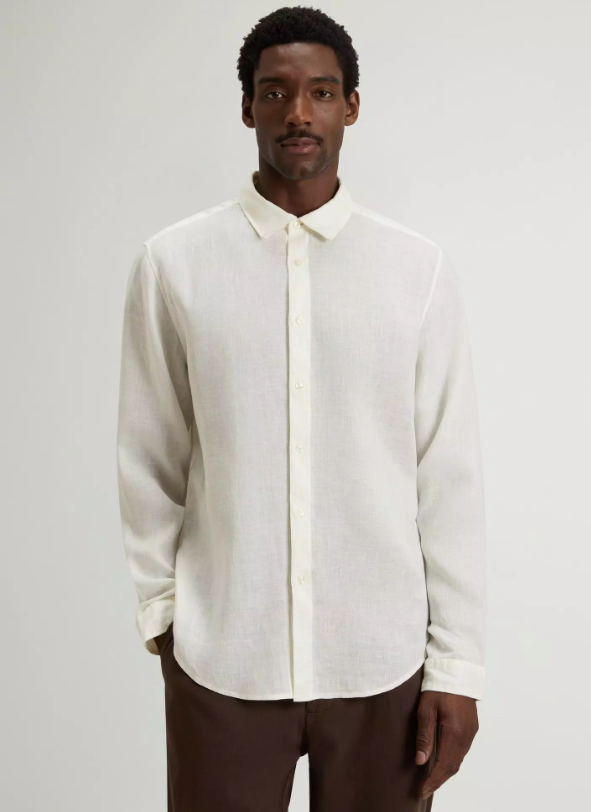 camicia in lino CFWOSI2013MRUT5284 8270 WOOLRICH 