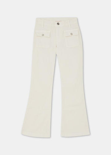 pantalone in cotone stretch GF5050T012A 71322 LIU JO JUNIOR 