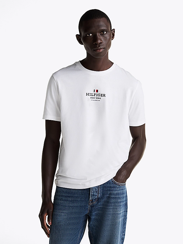 t-shirt logo petto MW0MW38980 YBR TOMMY HILFIGER 