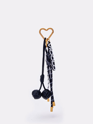 Charm con applicazioni XF0034 NERO VICOLO 