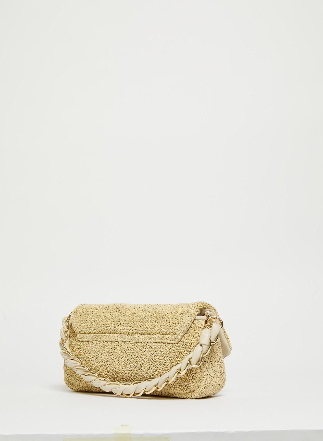 Borsa le muse effetto rafia MLAEMILY1 001 MARella ACCESSORI 